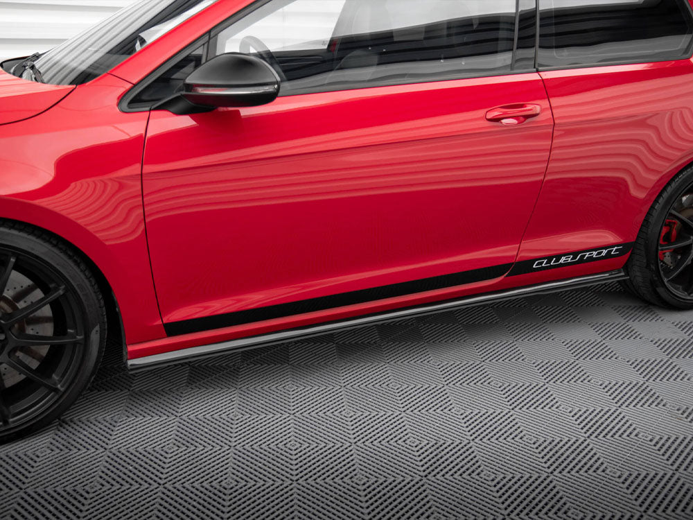 Racing Side Skirts Diffusers - Volkswagen Golf GTI Mk7 Clubsport