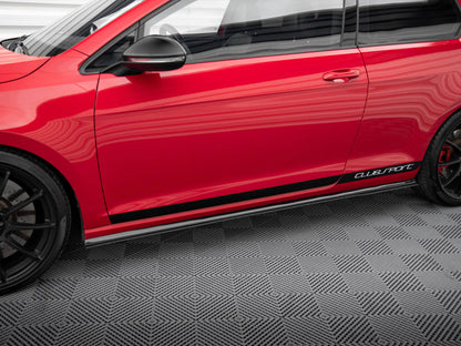 Racing Side Skirts Diffusers - Volkswagen Golf GTI Mk7 Clubsport
