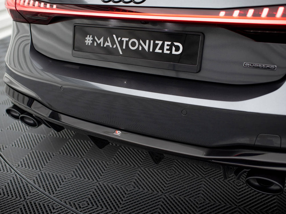 Rear Valance + Exhaust Ends Imitation - Audi A7 S Line C8 / S7 C8 / C8 Facelift / S7 Facelift