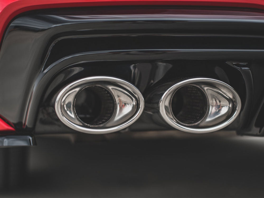 Rear Valance + Exhaust Ends Imitation - Audi A7 S Line C8 / S7 C8 / C8 Facelift / S7 Facelift