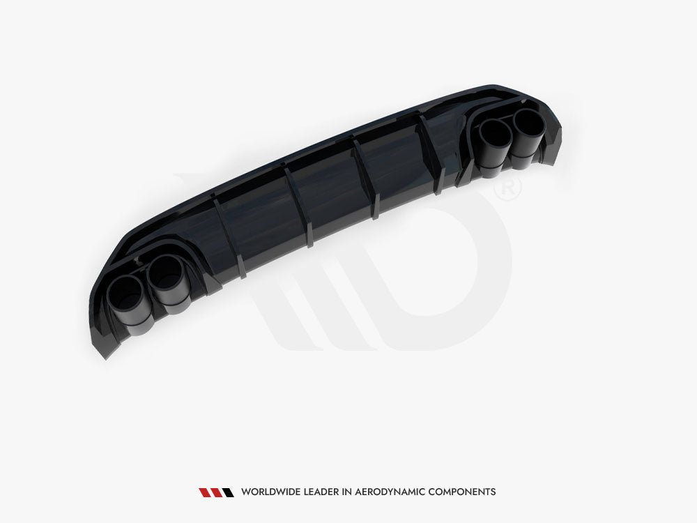 Rear Valance + Exhaust Ends Imitation - Audi A3 S Line Sedan 8Y