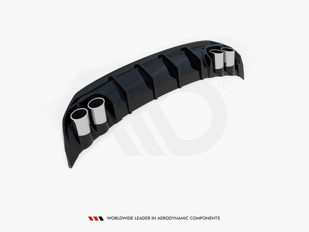 Rear Valance + Exhaust Ends Imitation - Audi A3 S Line Sedan 8Y