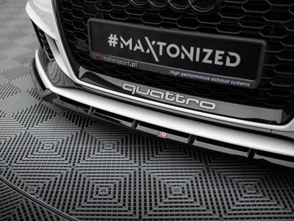 Front Splitter V.3 - Audi RS3 Sedan 8V Facelift