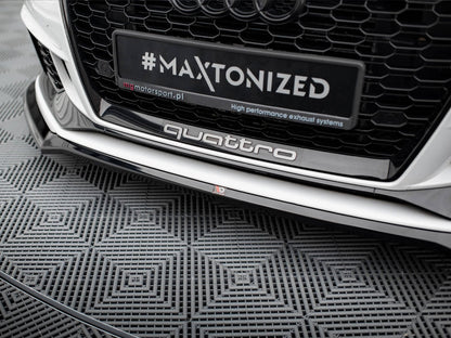 Front Splitter V.4 - Audi RS3 Sedan 8V Facelift