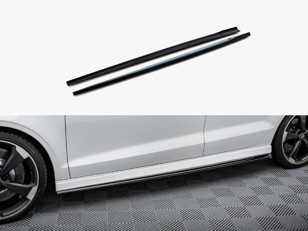 Side Skirts Diffusers V.2 - Audi RS3 Sedan 8V Facelift