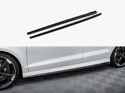 Side Skirts Diffusers V.2 - Audi RS3 Sedan 8V Facelift