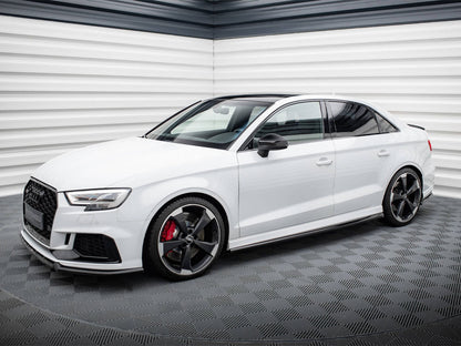 Side Skirts Diffusers V.2 - Audi RS3 Sedan 8V Facelift