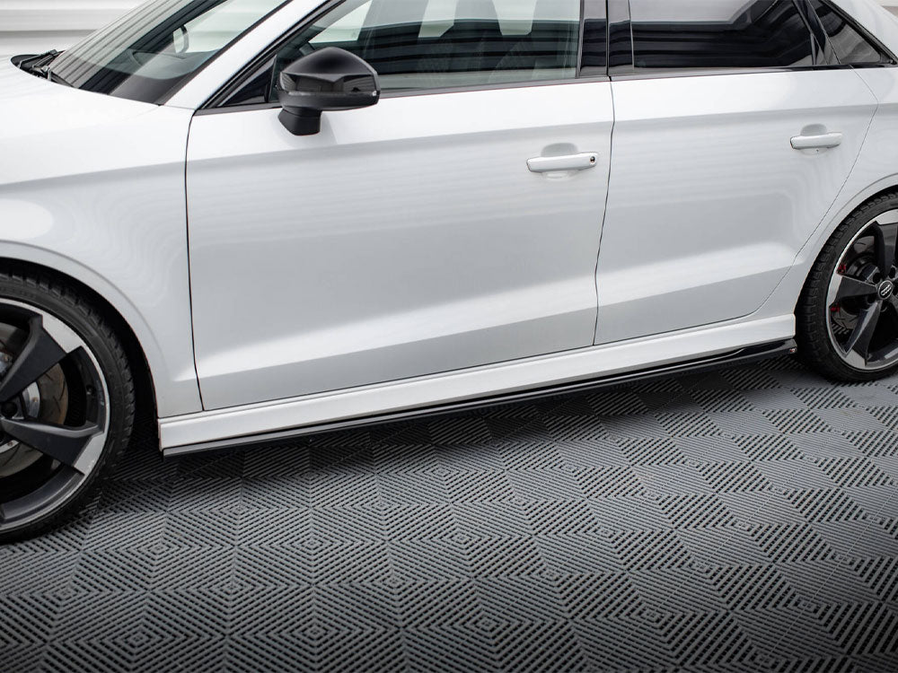 Side Skirts Diffusers V.2 - Audi RS3 Sedan 8V Facelift