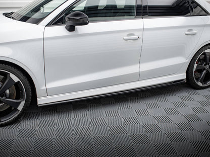 Side Skirts Diffusers V.2 - Audi RS3 Sedan 8V Facelift