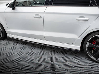 Side Skirts Diffusers V.2 - Audi RS3 Sedan 8V Facelift