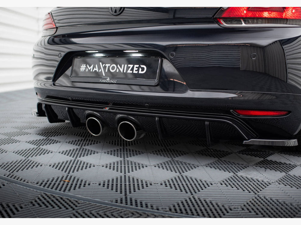 Rear Valance V.2 - Volkswagen Scirocco Mk3 (R32 Exhaust)