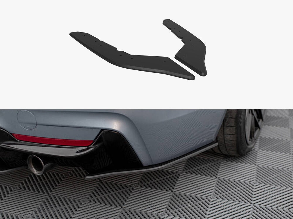 Street Pro Rear Side Splitters - BMW 4 Series (35i Coupe M-Pack F32)