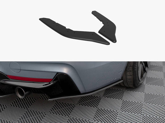 Street Pro Rear Side Splitters - BMW 4 Series (35i Coupe M-Pack F32)