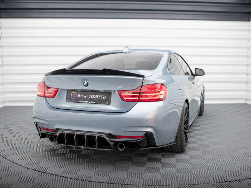 Street Pro Rear Side Splitters - BMW 4 Series (35i Coupe M-Pack F32)