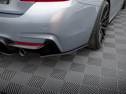 Street Pro Rear Side Splitters - BMW 4 Series (35i Coupe M-Pack F32)