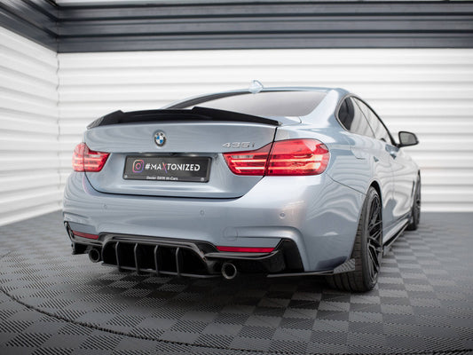Street Pro Rear Side Splitters + Flaps - BMW 4 Series (35i Coupe M-Pack F32)