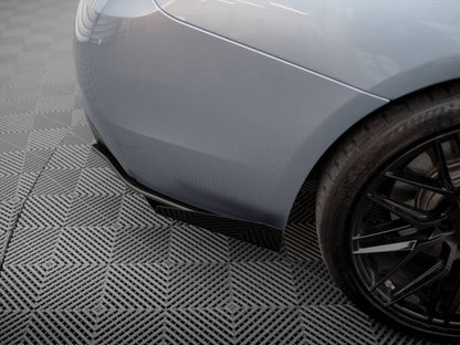 Street Pro Rear Side Splitters + Flaps - BMW 4 Series (35i Coupe M-Pack F32)