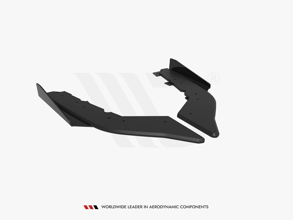 Street Pro Rear Side Splitters + Flaps - BMW 4 Series (35i Coupe M-Pack F32)