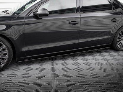 Side Skirts Diffusers - Audi A8 Long D4