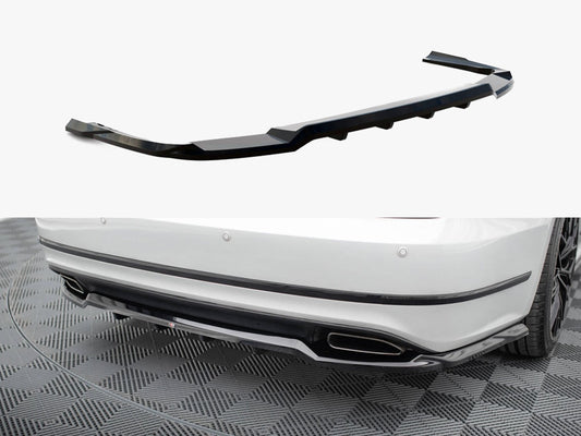 Rear Splitter (Vertical Bars) - Volkswagen Passat GT B8 Facelift USA