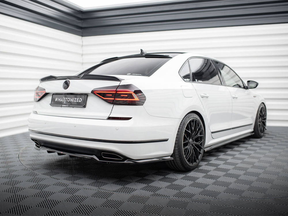 Rear Splitter (Vertical Bars) - Volkswagen Passat GT B8 Facelift USA