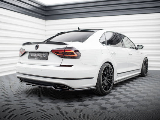 Rear Splitter (Vertical Bars) - Volkswagen Passat GT B8 Facelift USA