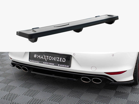 Central Rear Splitter (Vertical Bars) - Volkswagen Golf R Mk7