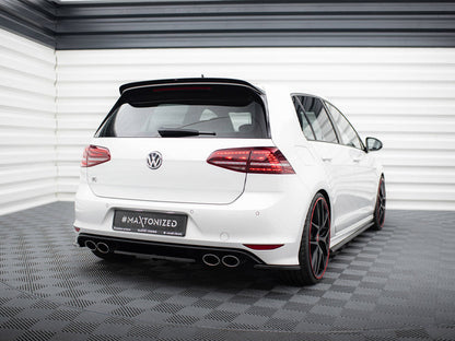 Central Rear Splitter (Vertical Bars) - Volkswagen Golf R Mk7