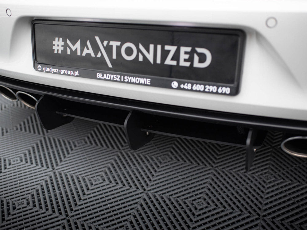 Rear Diffuser &amp; Rear Side Splitters - Volkswagen Golf Mk7 R Hatchback