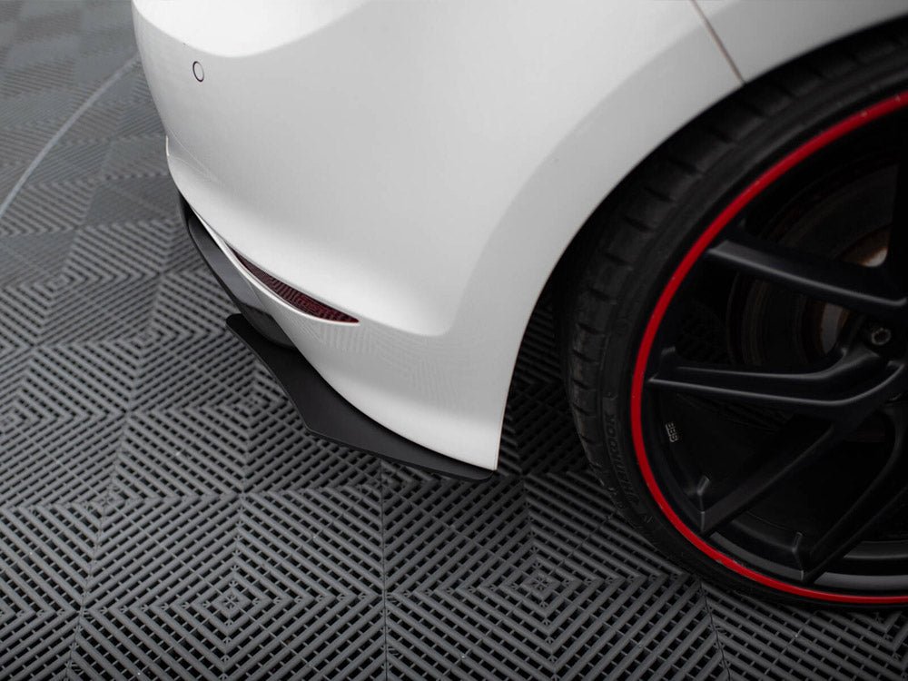 Rear Diffuser &amp; Rear Side Splitters - Volkswagen Golf Mk7 R Hatchback