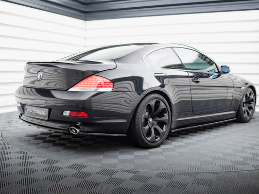 Central Rear Splitter (Vertical Bars) - BMW 6 Series (Coupe / Cabrio E63 / E64)