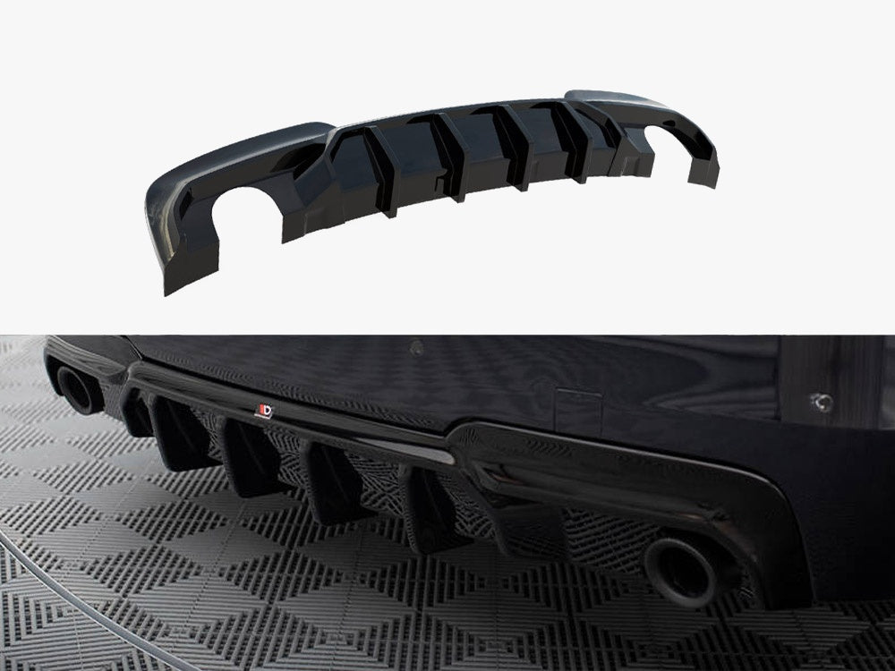 Rear Valance V2 - BMW 5 Series (M-Pack F10 / F11 (Version with two single exhausts)