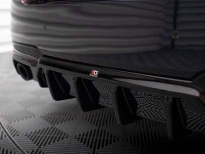Rear Valance V2 - BMW 5 Series (M-Pack F10 / F11 (Version with two single exhausts)