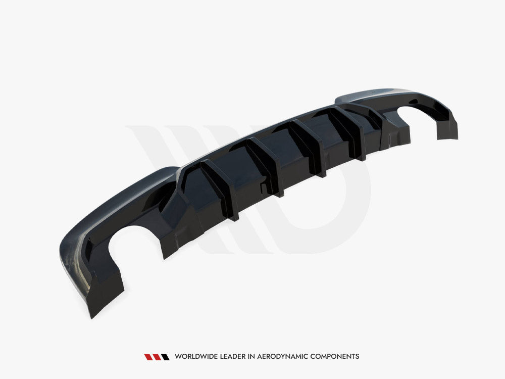 Rear Valance V2 - BMW 5 Series (M-Pack F10 / F11 (Version with two single exhausts)