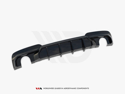 Rear Valance V2 - BMW 5 Series (M-Pack F10 / F11 (Version with two single exhausts)