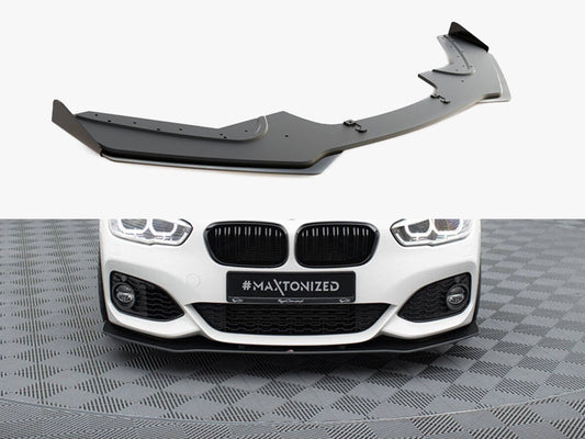 Street PRO Front Splitter V.3 + Flaps - BMW 1 Series F20 (M-Pack Facelift / M140i)