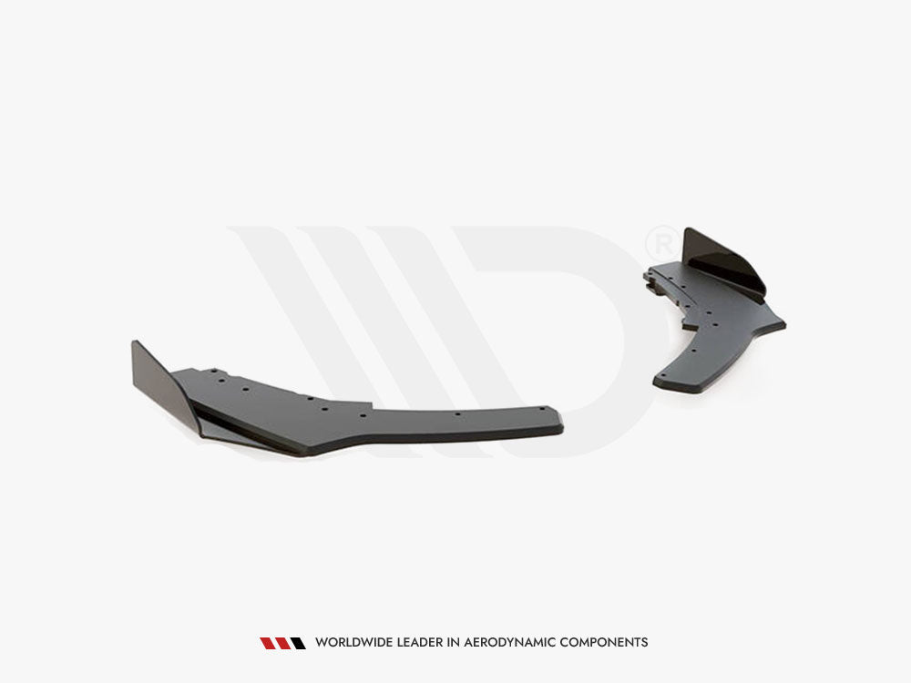Street PRO Rear Side Splitters V2 + Flaps - BMW 1 Series F20 (M140i)