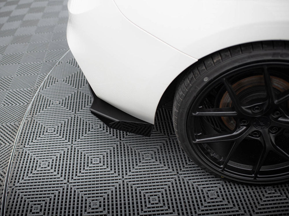 Street PRO Rear Side Splitters V2 + Flaps - BMW 1 Series F20 (M140i)