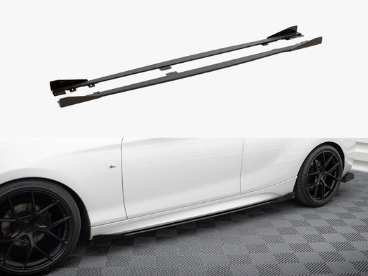 Street PRO Side Skirts Diffusers V2 + Flaps - BMW 1 Series F20 (M135i / M140i / M-Pack)