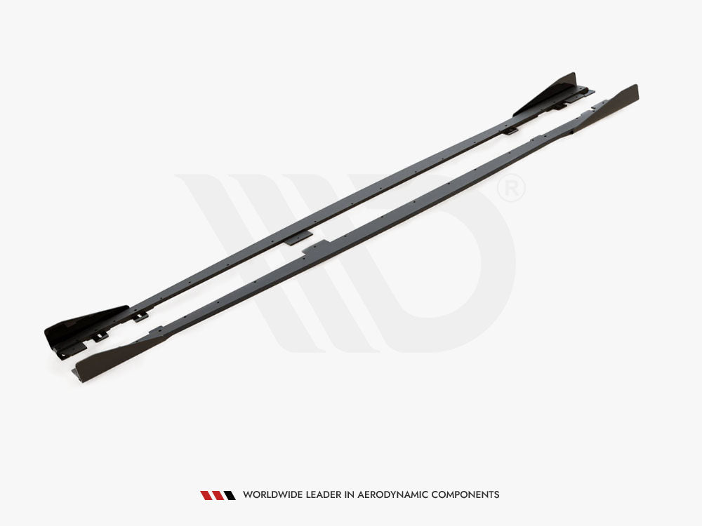 Street PRO Side Skirts Diffusers V2 + Flaps - BMW 1 Series F20 (M135i / M140i / M-Pack)