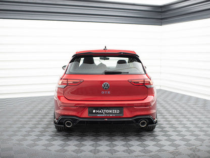 Rear Valance + Exhaust Ends Imitation - Volkswagen Golf GTE / R-Line Mk8 / Mk8 Facelift