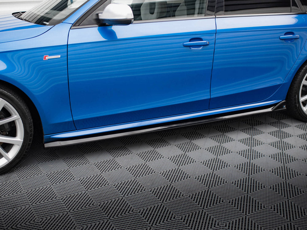 Side Skirts Diffusers V.4 - Audi A4 / A4 S Line / S4 B8