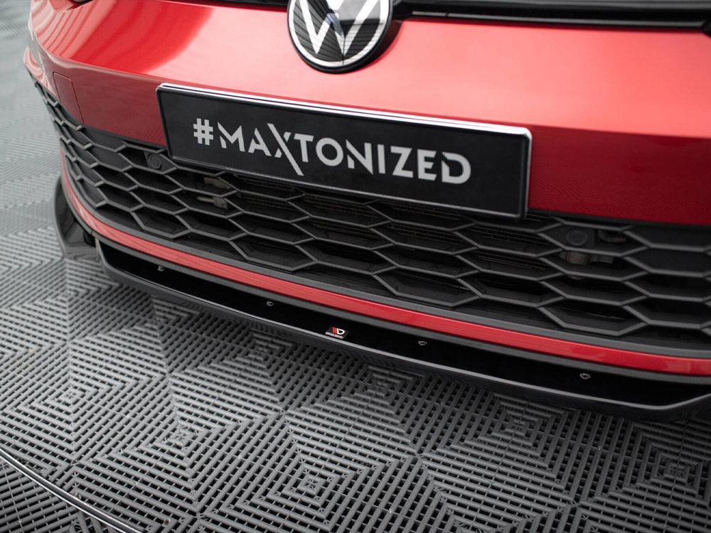Front Splitter V.2 + Flaps - Volkswagen Golf GTI / GTE / GTD / R-Line Mk8