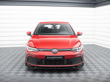 Front Splitter V.3 + Flaps - Volkswagen Golf GTI / GTE / GTD / R-Line Mk8