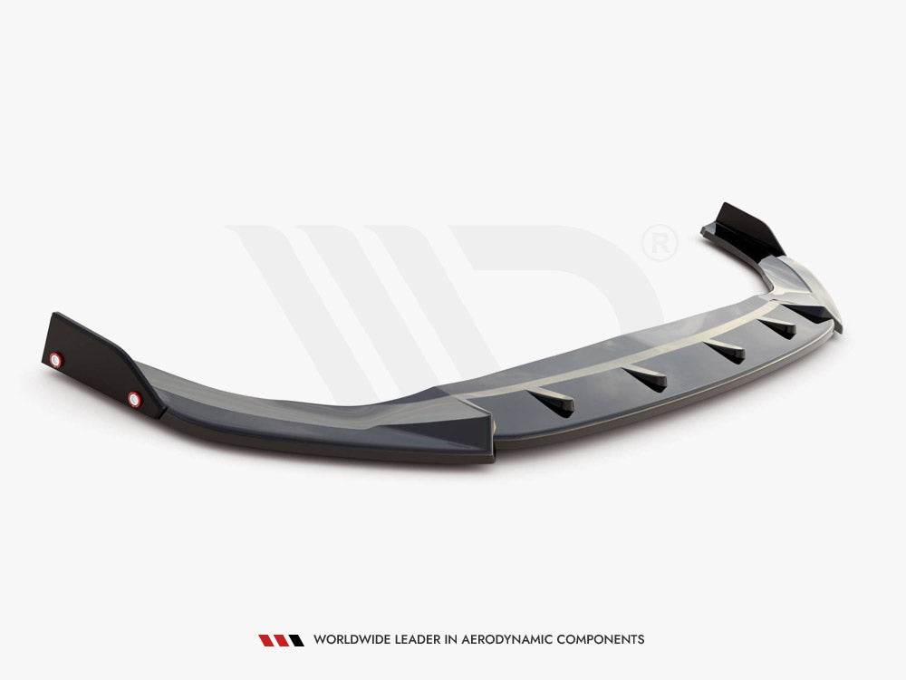 Front Splitter V.3 + Flaps - Volkswagen Golf GTI / GTE / GTD / R-Line Mk8