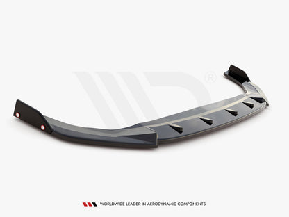 Front Splitter V.3 + Flaps - Volkswagen Golf GTI / GTE / GTD / R-Line Mk8