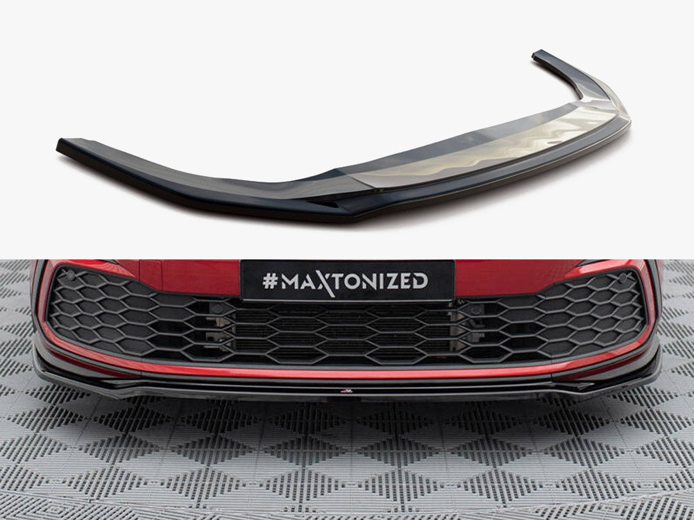 Front Splitter V.4 - Volkswagen Golf GTI / GTE / GTD / R-Line Mk8