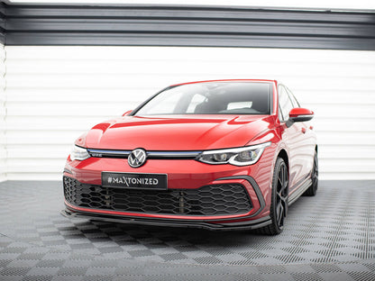 Front Splitter V.4 - Volkswagen Golf GTI / GTE / GTD / R-Line Mk8
