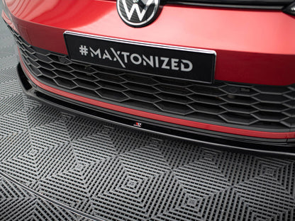 Front Splitter V.4 - Volkswagen Golf GTI / GTE / GTD / R-Line Mk8