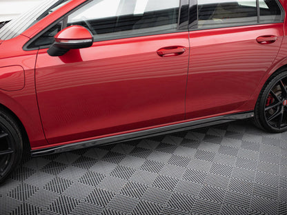 Side Skirts Diffusers V.3 - Volkswagen Golf GTI / GTE / GTI Clubsport / GTD / R-Line Mk8